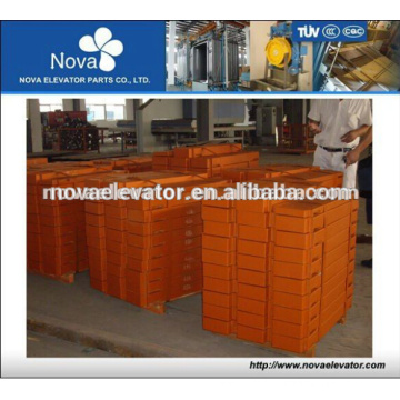 elevator parts, iron & compound counterweight block